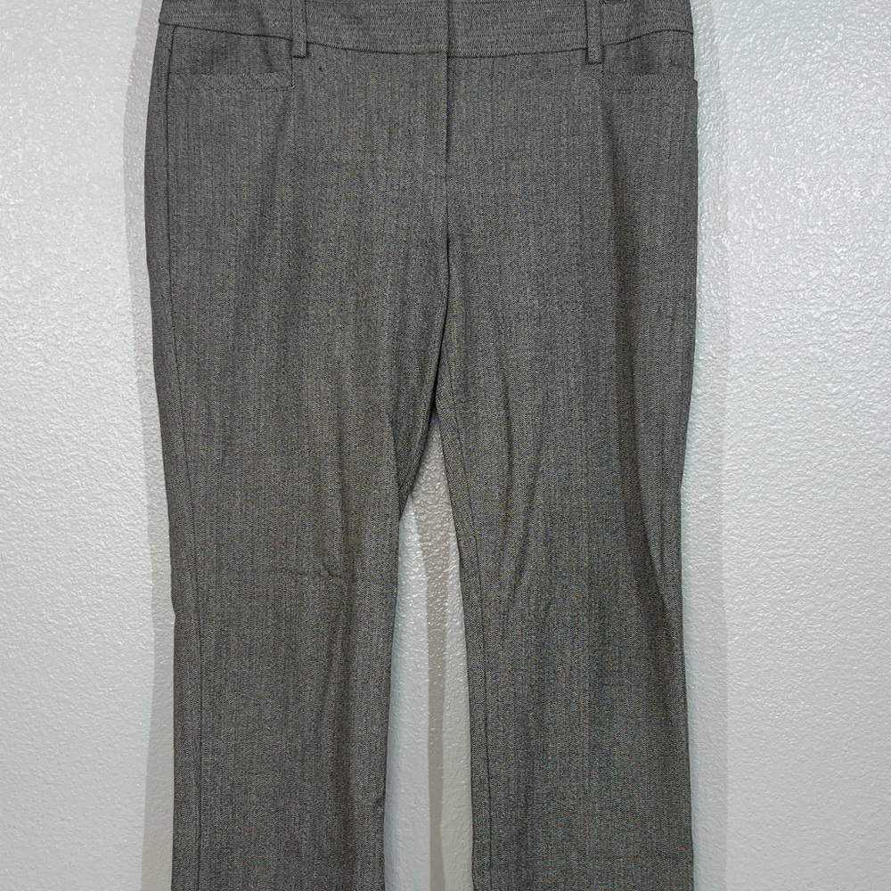 Express Herringbone Pattern Dress Pants